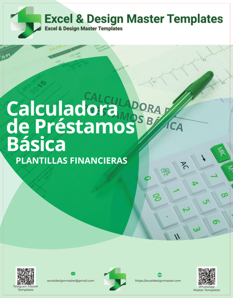Calculadora de Préstamos Básica – Excel & Design Master Template