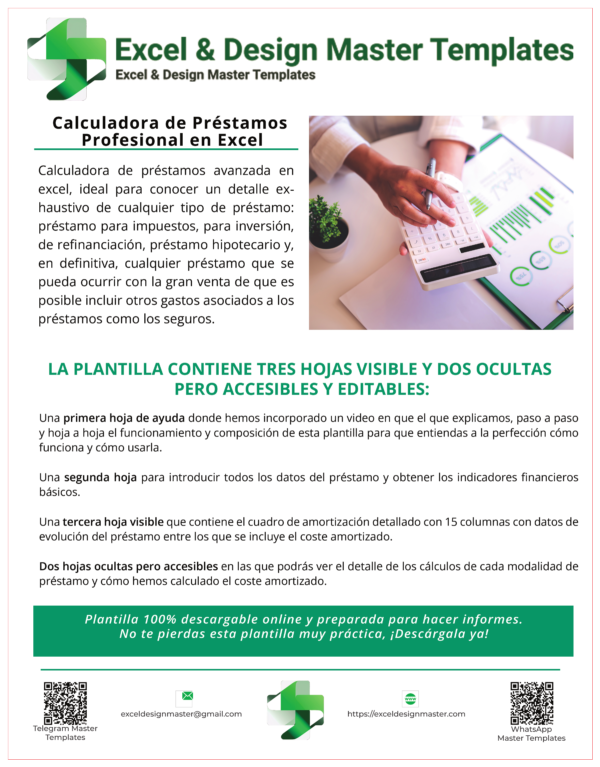 Calculadora de Préstamos Profesional en Excel_page_2